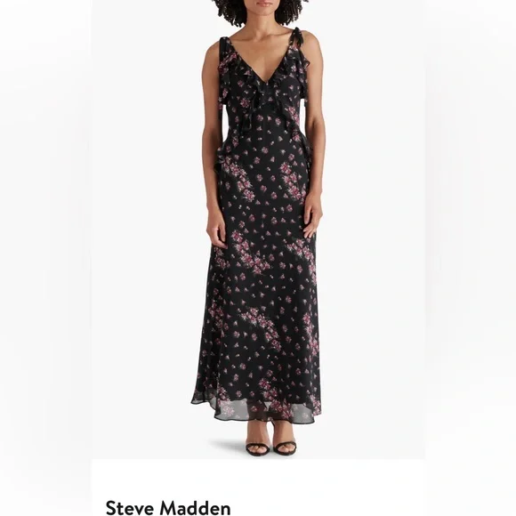 Steve Madden | Dresses | Steve Madden Adalina Floral Ruffle Maxi Dress | Poshmark Steve Madden | Dresses | Steve Madden Adalina Floral Ruffle Maxi Dress | Poshmark